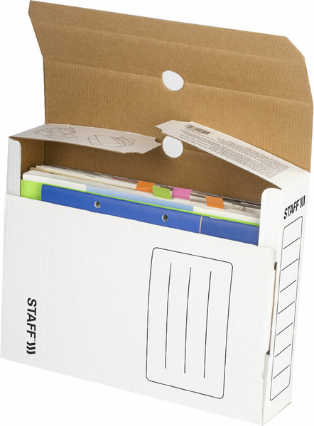 Изображение товара Коробка архивная Staff 128858 (белый)
