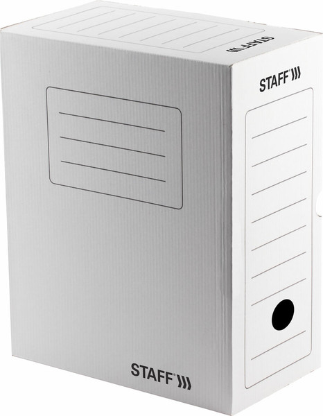 Изображение товара Коробка архивная Staff 128866 (белый)