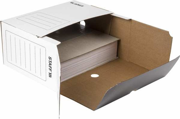 Изображение товара Коробка архивная Staff 128866 (белый)