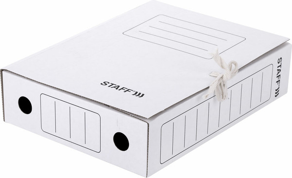 Изображение товара Коробка архивная Staff 128869 (белый)