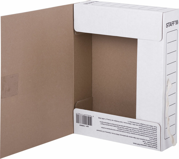 Изображение товара Коробка архивная Staff 128869 (белый)