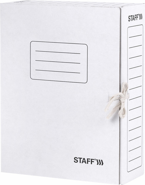 Изображение товара Коробка архивная Staff 128874 (белый)