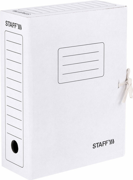 Изображение товара Коробка архивная Staff 128874 (белый)