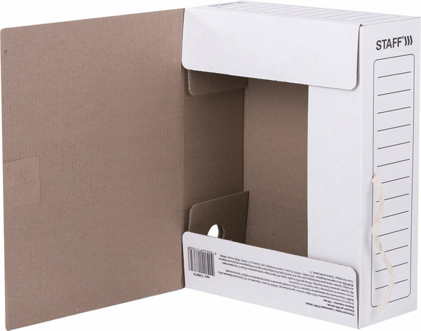 Изображение товара Коробка архивная Staff 128874 (белый)