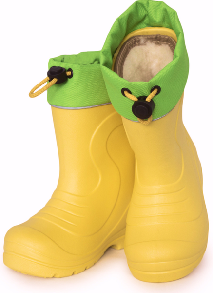 Изображение товара Резиновые сапоги детские Orain 38(СЕ)220У (р.29-30, желтый/салатовый)