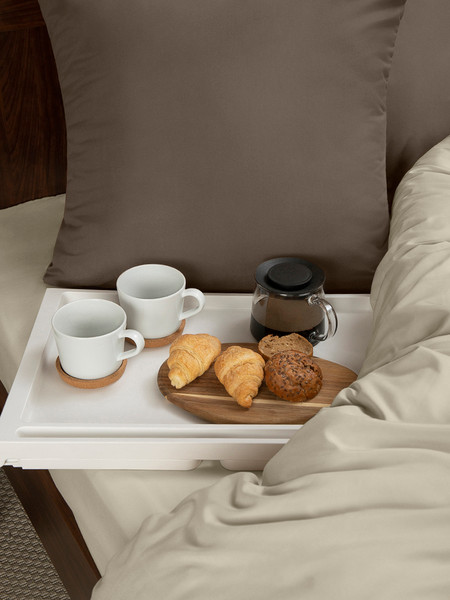 Изображение товара Комплект постельного белья Amore Mio Макосатин BZ QR Arthur Double Mo / 22262 (бежевый)