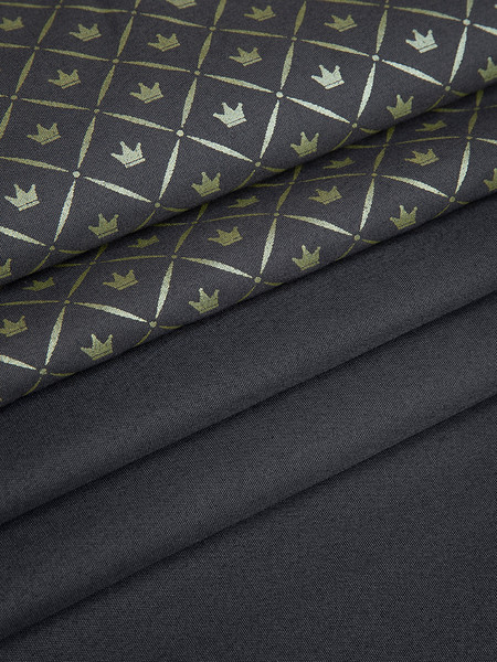 Изображение товара Комплект постельного белья Amore Mio Макосатин BZ QR Crown GY Single Msh / 33959 (серый)