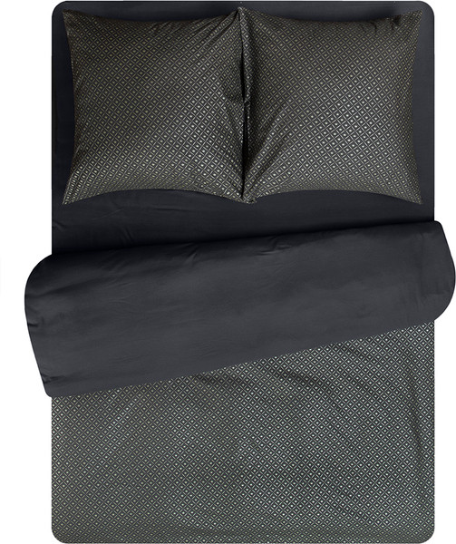 Изображение товара Комплект постельного белья Amore Mio Макосатин BZ QR Crown GY Single Msh / 33959 (серый)