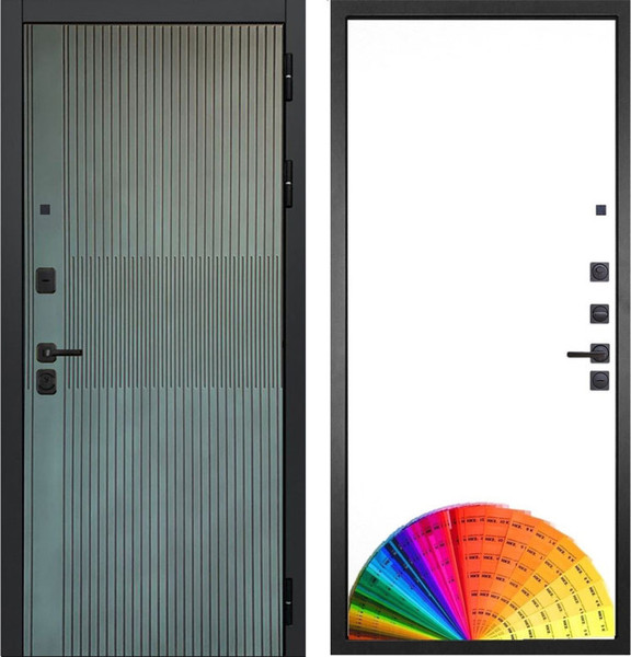 Изображение товара Входная дверь ГРАНИТ Бриони 49 под покраску (96x207, правая)