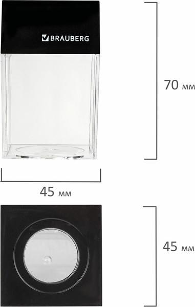 Изображение товара Подставка настольная Brauberg 271179 (со скрепками)