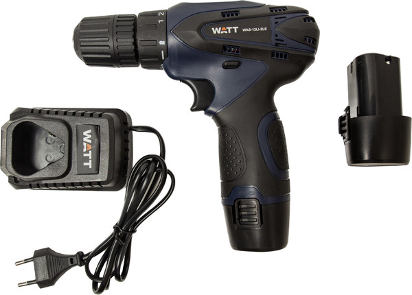 Изображение товара Аккумуляторная дрель-шуруповерт Watt WAS-12Li-2 LE (1.012.020.00)