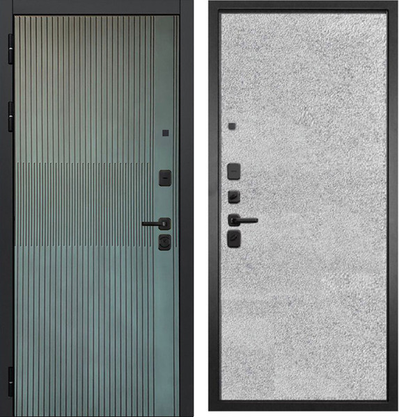 Изображение товара Входная дверь ГРАНИТ Бриони 77-1 бетон светлый (86x205, левая)