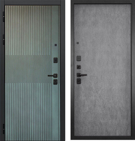 Изображение товара Входная дверь ГРАНИТ Бриони 77-1 бетон невский (96x207, левая)