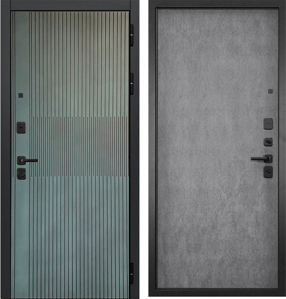 Изображение товара Входная дверь ГРАНИТ Бриони 77-1 бетон невский (96x207, правая)