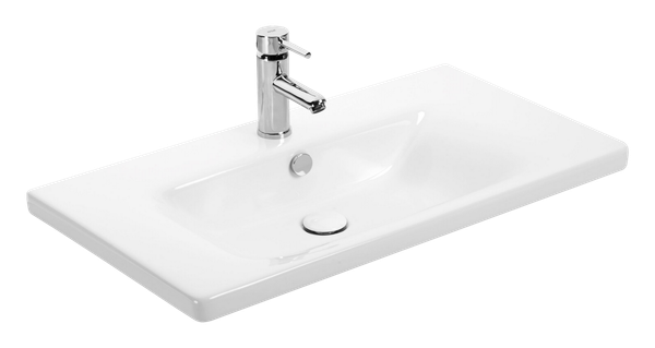 Изображение товара Тумба с умывальником Brevita Alicante 80 / ALI-09080-4601Я+13080-KL