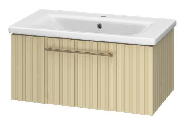 Изображение товара Тумба с умывальником Brevita Alicante 80 / ALI-09080-4601Я+13080-KL