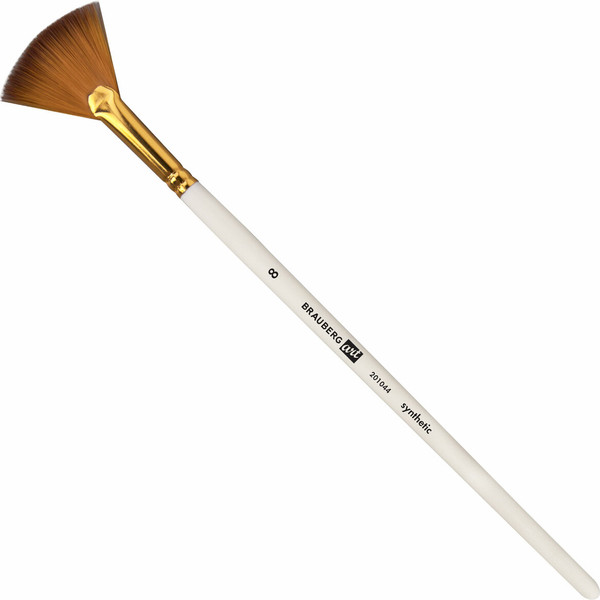 Изображение товара Набор кистей Brauberg Art Debut / 201044 (15шт, белый)