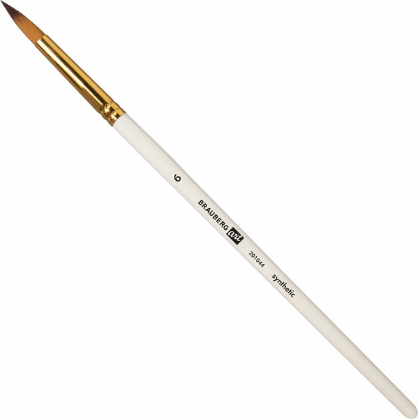 Изображение товара Набор кистей Brauberg Art Debut / 201044 (15шт, белый)