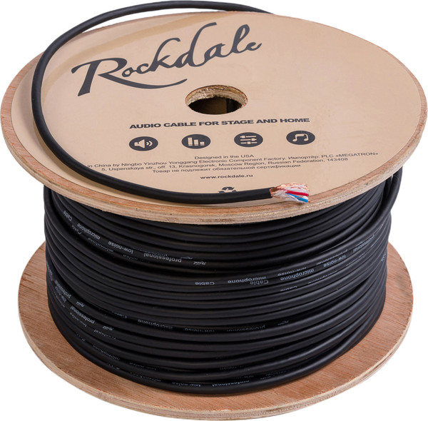 Изображение товара Кабель Rockdale M008 (100м, черный)