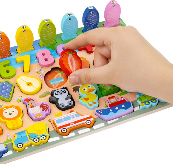 Изображение товара Сортер Brauberg Kids. Монтессори. С магнитной рыбалкой / 665243