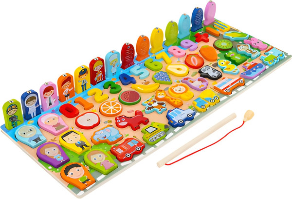 Изображение товара Сортер Brauberg Kids. Монтессори. С магнитной рыбалкой / 665243