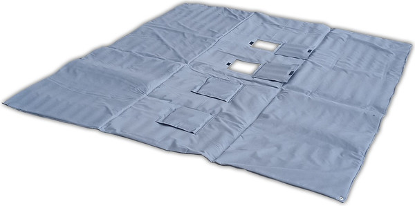 Изображение товара Палатка Медведь Екатеринбург Куб-4 зимняя с полом Оксфорд 600 и накидкой