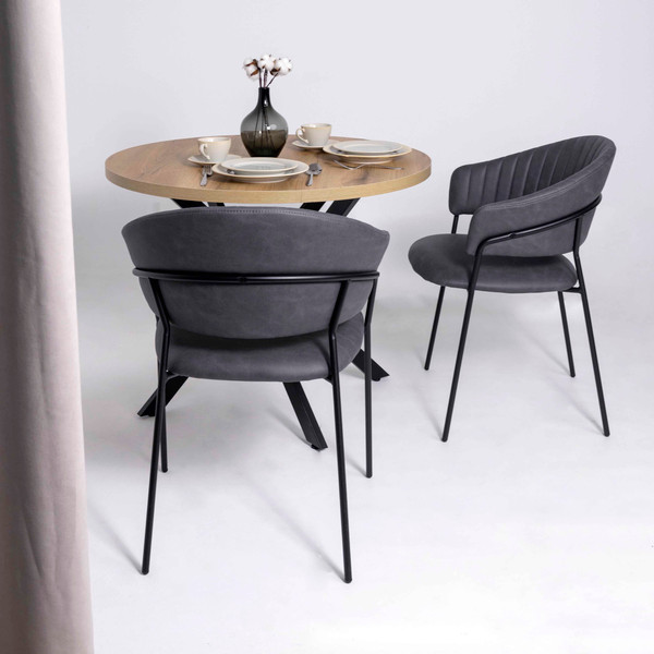 Изображение товара Стул Алвест AV 433 (графитовая замша Kiprus 13/черный)