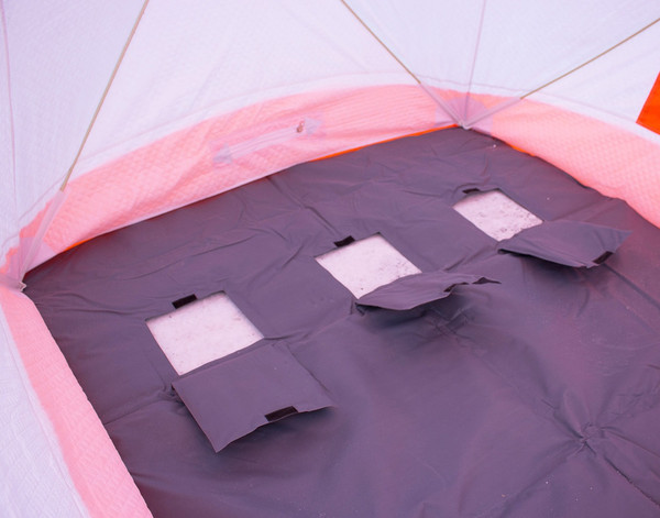 Изображение товара Палатка Медведь Екатеринбург Куб-2 зимняя с полом Оксфорд 600 и накидкой