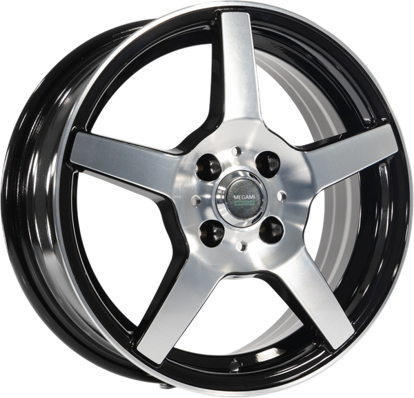 Изображение товара Литой диск Megami AF-07 15x6" 4x100мм DIA 60.1мм ET 40мм BKF