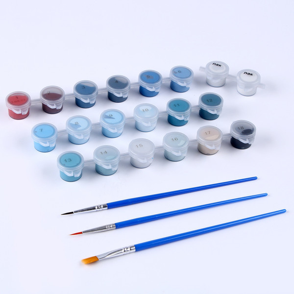 Изображение товара Картина по номерам Школа талантов Зимнее озеро / 9898617