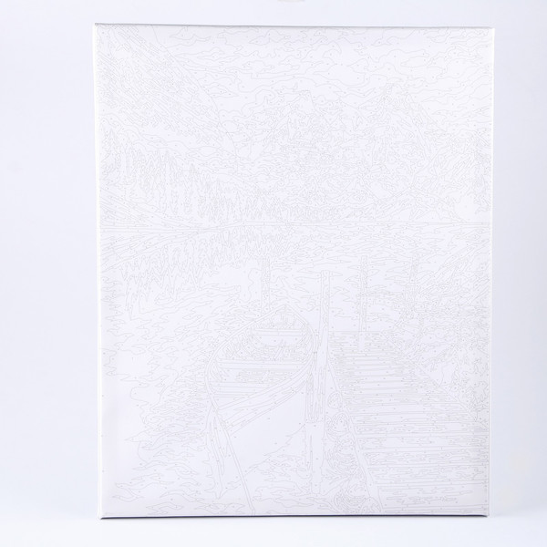 Изображение товара Картина по номерам Школа талантов Зимнее озеро / 9898617