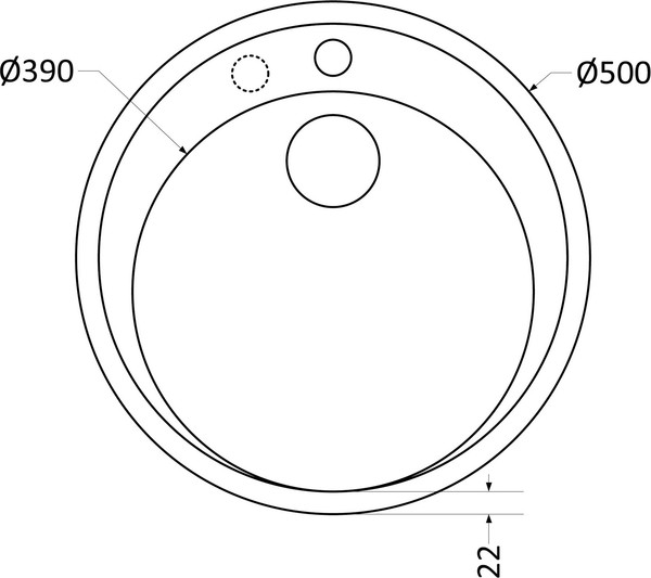 Изображение товара Мойка кухонная Kuppersberg Bali 1B (бежевый)