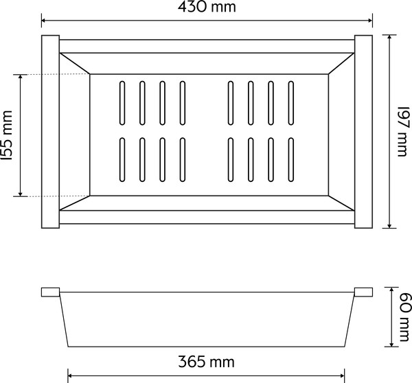 Изображение товара Коландер для мойки Axus LKB-4-50