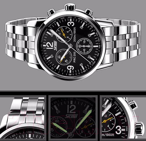 Изображение товара Часы наручные мужские Skmei 9070-1 (черный)