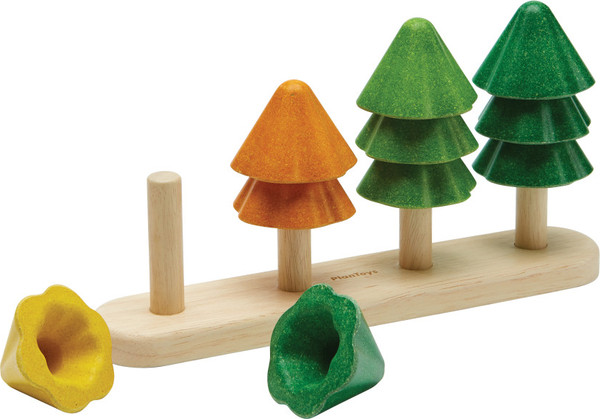 Изображение товара Сортер Plan Toys Пирамидка. Дерево / 5403