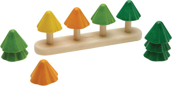 Изображение товара Сортер Plan Toys Пирамидка. Дерево / 5403