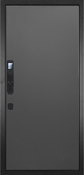 Изображение товара Входная дверь ГРАНИТ Бриони Смарт 77 графит нубук (86x205, левая)