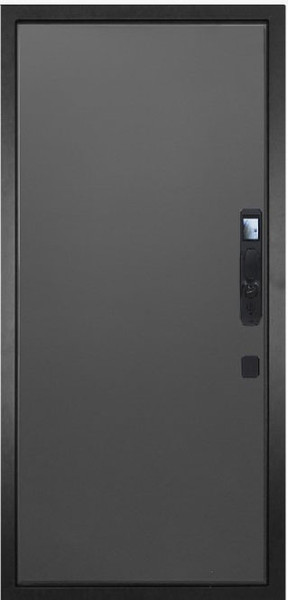 Изображение товара Входная дверь ГРАНИТ Бриони Смарт 77 графит нубук (86x205, правая)