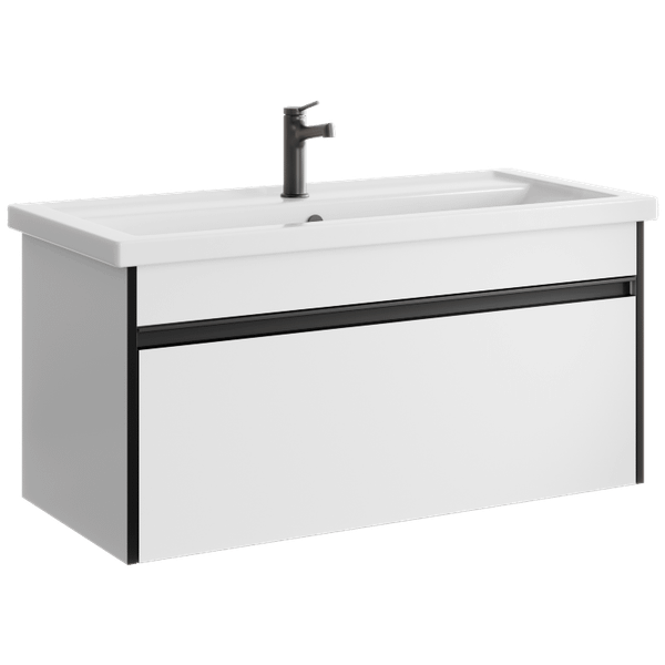 Изображение товара Тумба с умывальником Aqwella Urban URB0110W+4640021065204