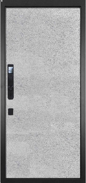 Изображение товара Входная дверь ГРАНИТ Бриони Смарт 77-1 бетон светлый (86x205, левая)