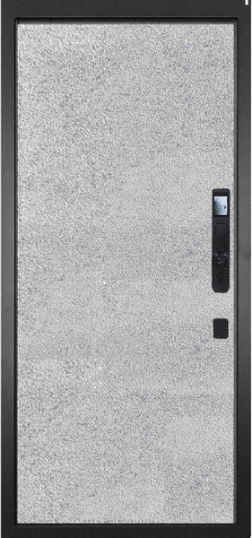 Изображение товара Входная дверь ГРАНИТ Бриони Смарт 77-1 бетон светлый (86x205, правая)
