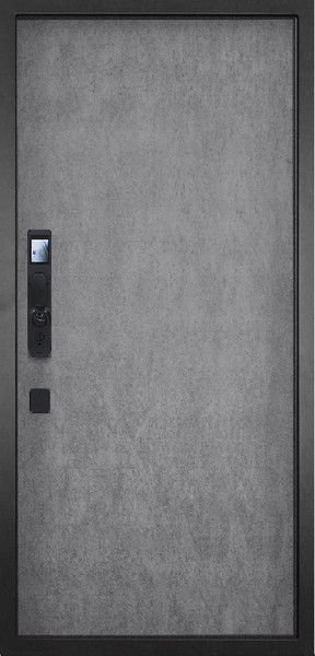 Изображение товара Входная дверь ГРАНИТ Бриони Смарт 77-1 бетон невский (96x207, левая)