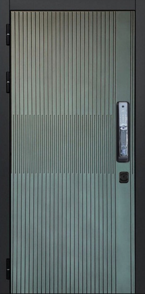 Изображение товара Входная дверь ГРАНИТ Бриони Смарт 77-1 бетон темный (86x205, левая)