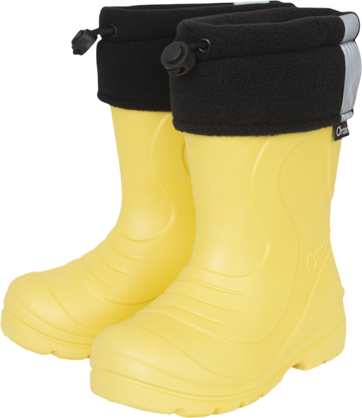 Изображение товара Резиновые сапоги детские O'rain 38(СЕ)220УФ (р.35-36, желтый/черный)