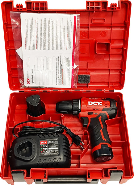 Изображение товара Аккумуляторная дрель-шуруповерт DCK KDJZ23-10 TYPE EK