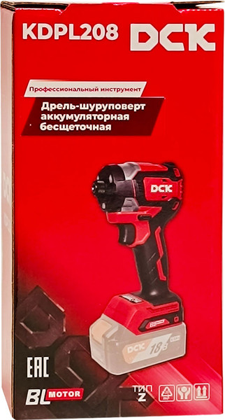 Изображение товара Аккумуляторный шуруповерт DCK KDPL208 TYPE Z