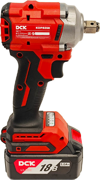 Изображение товара Аккумуляторный гайковерт DCK KDPB358 TYPE FK