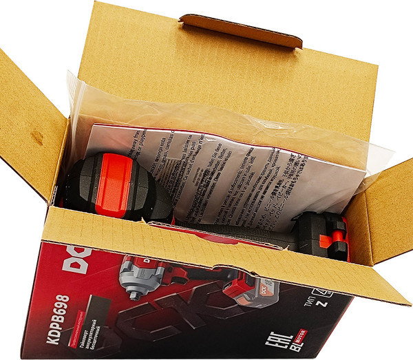 Изображение товара Аккумуляторный гайковерт DCK KDPB698 TYPE Z