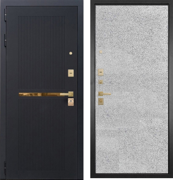 Изображение товара Входная дверь ГРАНИТ Ардеко 77-1 бетон светлый (96x207, левая)