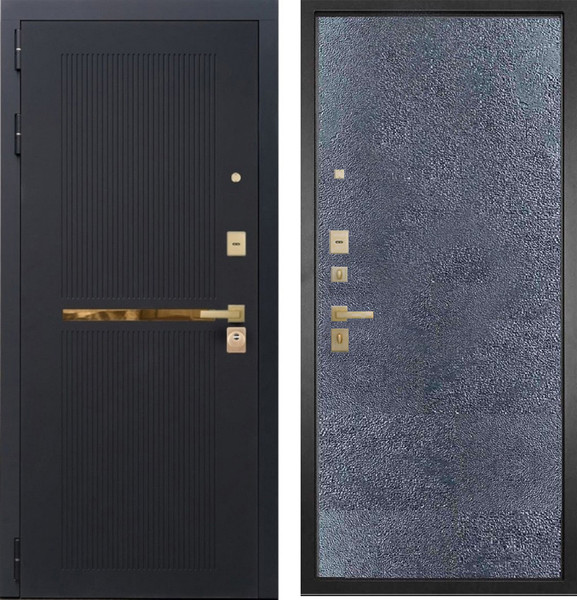 Изображение товара Входная дверь ГРАНИТ Ардеко 77-1 бетон темный (86x205, левая)